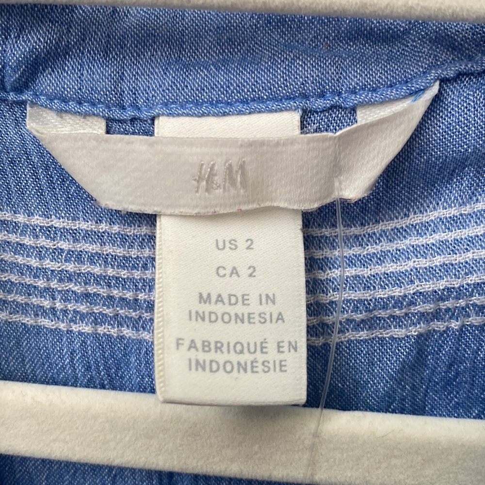 H&M striped blouse - Picture 3 of 4